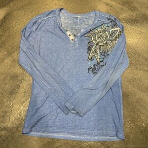 Men’s Affliction long sleeve shirt